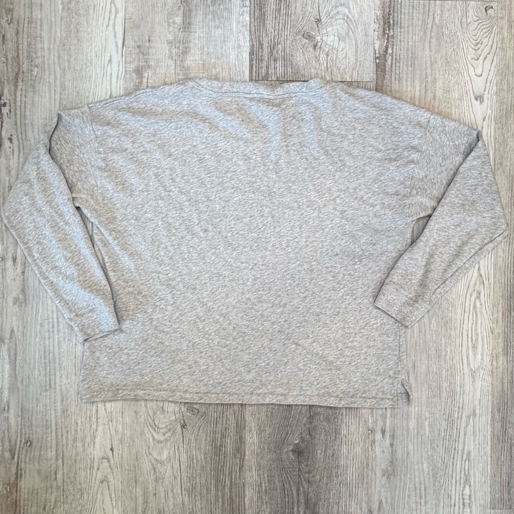 Lauren Ralph Lauren LRL French Terry sweatshirt Heather Grey Women’s XL Cotton - Picture 6 of 11